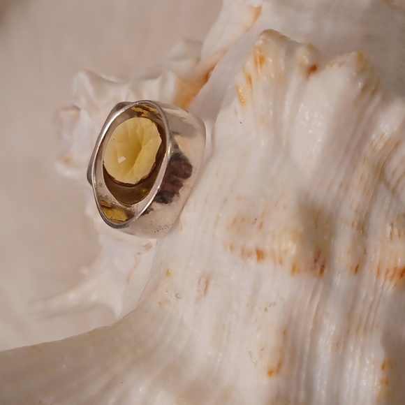 Citrine ring. - Picture 4 of 9
